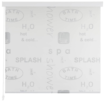 Roletă perdea de duș 80x240 cm Imprimeu Splash - Img 2