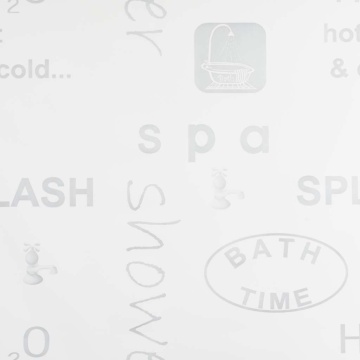 Roletă perdea de duș 80x240 cm Imprimeu Splash - Img 5