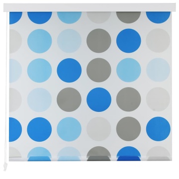 Roletă perdea de duș 80x240 cm Model cercuri - Img 2