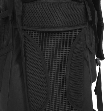 Rucsac de drumeție, negru, 60 L, țesătură oxford - Img 4