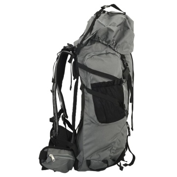 Rucsac de drumeție, verde camuflaj, 100 L, țesătură oxford - Img 2