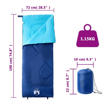 Sac de dormit pentru adulți de camping, 3 anotimpuri - Img 5