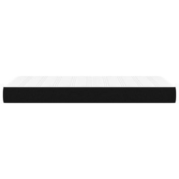 Saltea de pat cu arcuri, negru, 100x200x20 cm, textil - Img 4