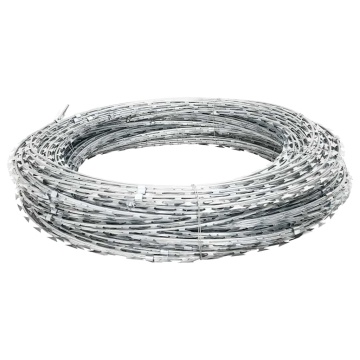 Sârmă ghimpată BTO-22 Concertina cu lame, 100 m oțel galvanizat - Img 2