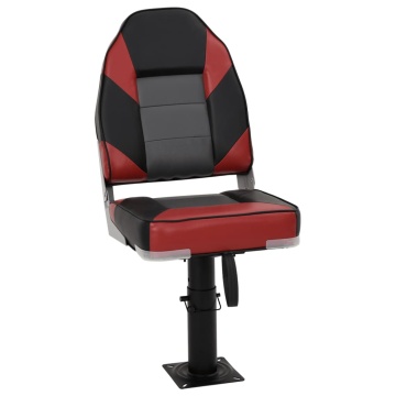 Scaun barcă cu piedestal, reglabil în înălțime, rotativ la 360° - Img 2