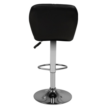 Scaun de bar m01 matlasat reglabil negru - Img 3