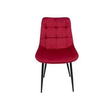 Scaun living HT2, stofa, rosu - Img 2