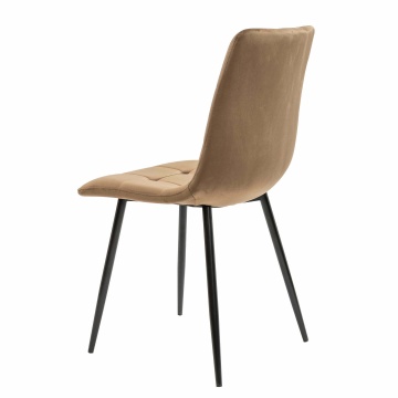 Scaun living, tapitat cu stofa, s-155, maro - Img 5