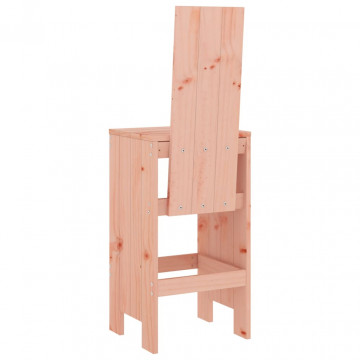 Scaune de bar, 2 buc., 40x42x120 cm, lemn masiv Douglas - Img 5
