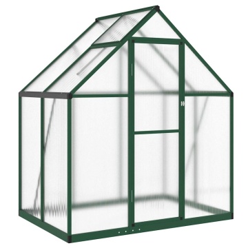 Sere cu cadru de bază, verde, 169x114x195 cm, aluminiu - Img 2