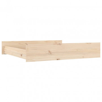 Sertare pentru pat, 2 buc., lemn masiv de pin - Img 3