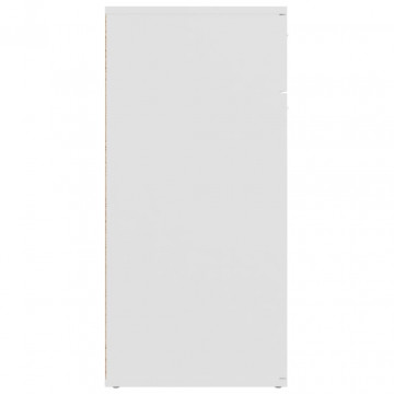 Servantă, alb, 80x36x75 cm, lemn prelucrat - Img 6