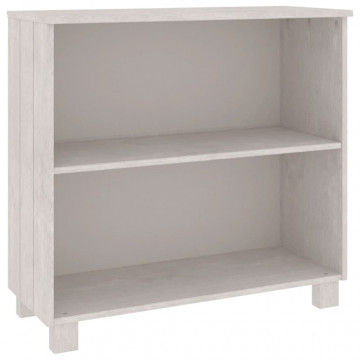 Servantă, alb, 85x35x80 cm, lemn masiv de pin - Img 2