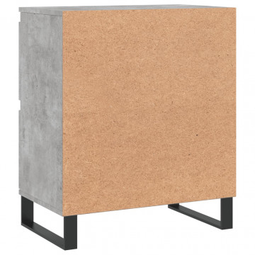 Servantă, gri beton, 60x35x70 cm, lemn prelucrat - Img 7