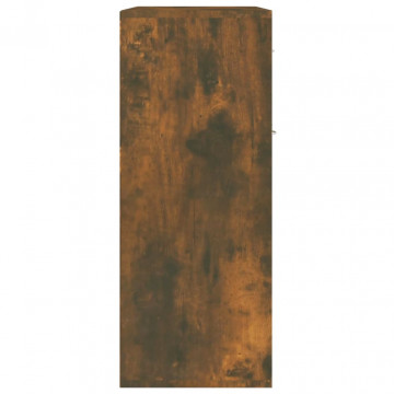 Servantă, stejar fumuriu, 60x30x75 cm, lemn prelucrat - Img 7