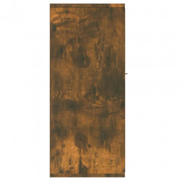 Servantă, stejar fumuriu, 88x30x70 cm, lemn prelucrat - Img 5