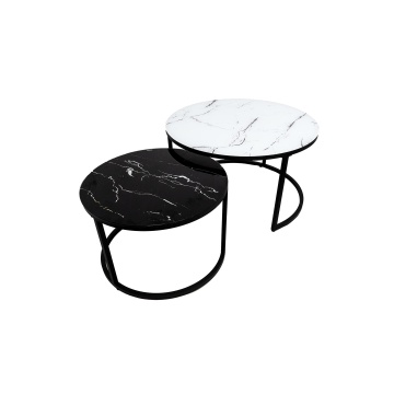 Set 2 mese cafea MC-133, 80x45 cm, sticla - Img 1