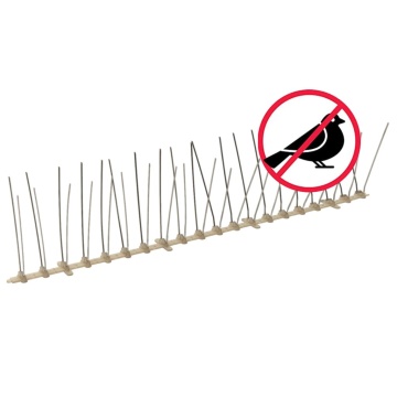Set bandă cu țepi antipăsări cu 4 rânduri 20 buc. plastic 10 m - Img 5