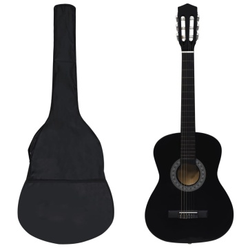 Set de chitară clasică pentru copii, 8 piese, negru, 3/4 36 - Img 1