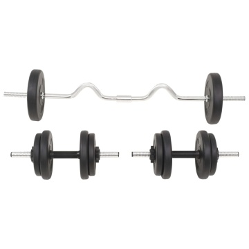 Set de haltere și gantere, 30 kg - Img 3