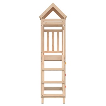 Set de joacă de exterior, 52,5x110,5x214 cm, lemn masiv de pin - Img 5