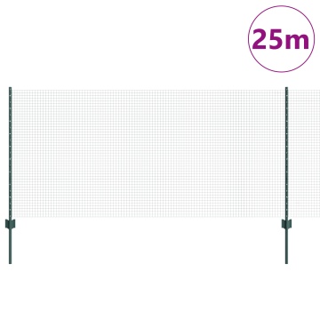 Set gard din plasă de găină Set de 2 Verde Oțel galvanizat - Img 3