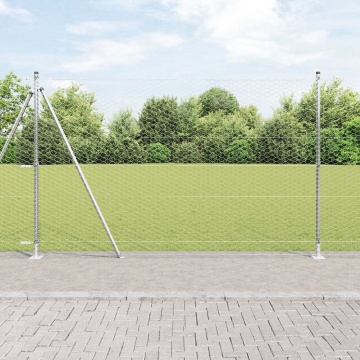 Set Gard Set de 2 Oțel galvanizat 25 x 1.5 m Durabil Set Gard - Img 1