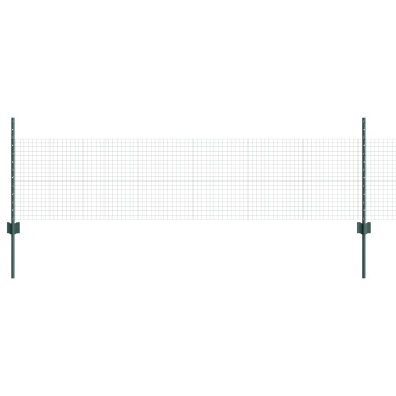 Set Gard Set de 2 Verde Oțel Vopsit în Pulbere 10 x 0.5 m - Img 2