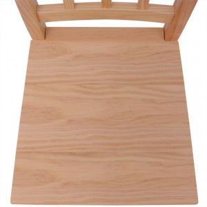 Set masă și scaune din lemn de pin, 5 piese - Img 7