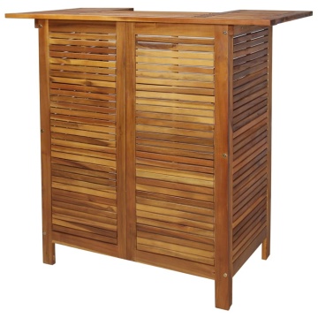 Set mobilier de bar de grădină, 5 piese, lemn masiv de acacia - Img 4