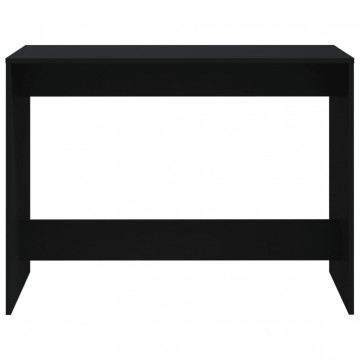 Set mobilier de bucătărie, 3 piese, negru, PAL - Img 5