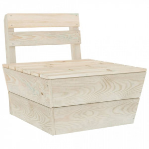 Set mobilier de grădină, 2 piese, lemn de molid tratat - Img 6