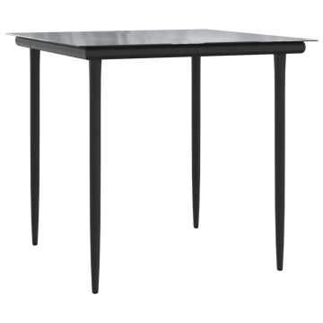 Set mobilier de grădină, 3 piese, poliratan - Img 6