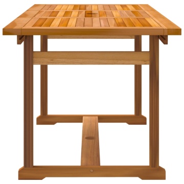 Set mobilier de grădină, 5 piese, lemn masiv acacia/textilenă - Img 8