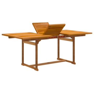 Set mobilier de grădină, 5 piese, lemn masiv acacia/textilenă - Img 5