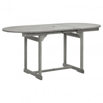 Set mobilier de grădină, 5 piese, lemn masiv de acacia - Img 4
