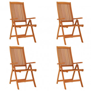 Set mobilier de grădină, 5 piese, lemn masiv de eucalipt - Img 4