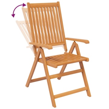Set mobilier de grădină, 7 piese, lemn masiv de acacia - Img 7