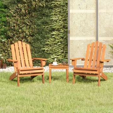 Set mobilier de grădină Adirondack, 3 piese, lemn masiv acacia - Img 1