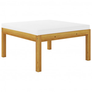 Set mobilier de grădină cu perne, 3 piese, lemn masiv de acacia - Img 7