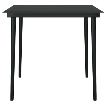 Set mobilier de grădină cu perne 3 piese maro sticlă polirattan - Img 7