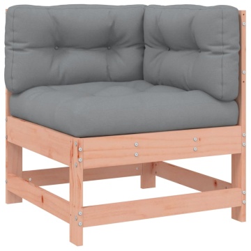 Set mobilier de grădină cu perne, 6 piese, lemn masiv Douglas - Img 4