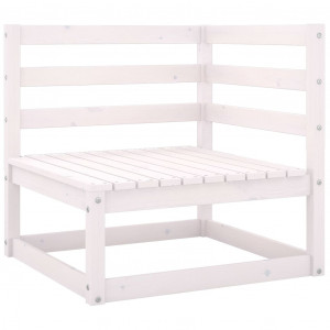 Set mobilier de grădină cu perne, 6 piese, lemn masiv pin - Img 3