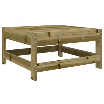 Set mobilier relaxare de grădină, 4 piese, lemn de pin tratat - Img 5