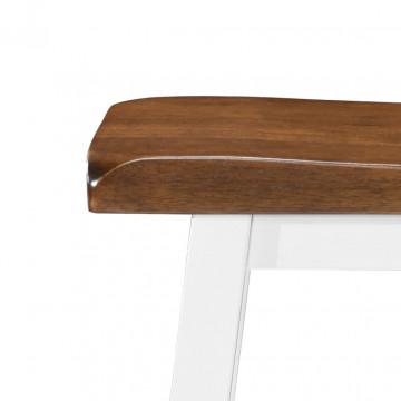 Set mobilier tip bar, masă și scaune, 3 piese, lemn masiv - Img 7