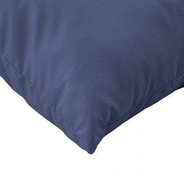 Set pernă de paleți, bleumarin, 60x38x13 cm, material textil - Img 6