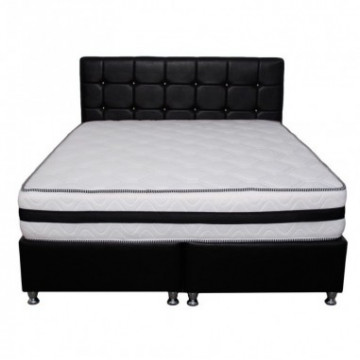Set Saltea Memory Foam cu arcuri Azalee 140x200x25 plus 2 perne microfibra 50x70 - Img 3