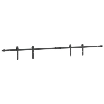 Set uși glisante pentru dulap 200 cm oțel carbon - Img 8