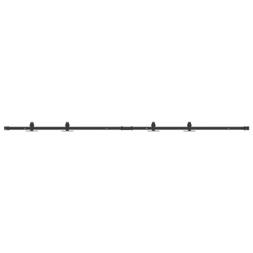 Set uși glisante pentru dulap 213 cm oțel carbon - Img 2