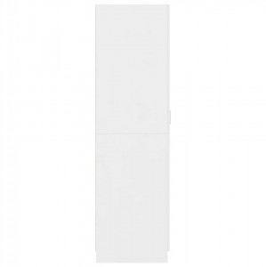 Șifonier, alb foarte lucios, 80 x 52 x 180 cm, PAL - Img 6